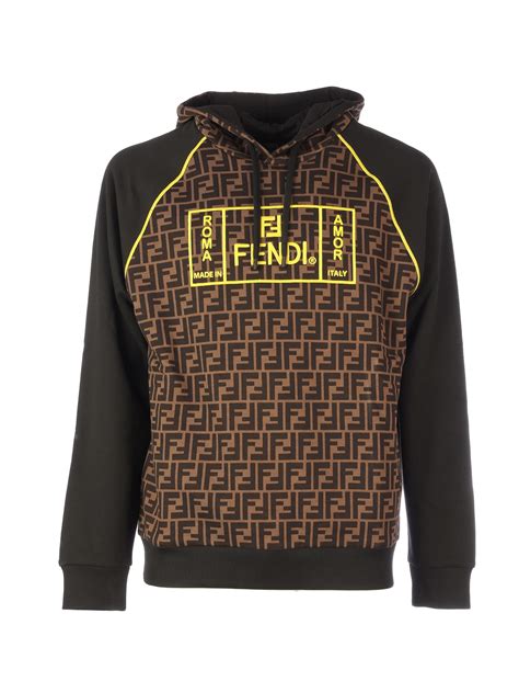 mens fendi hoodie for sale|men's Fendi tracksuit.